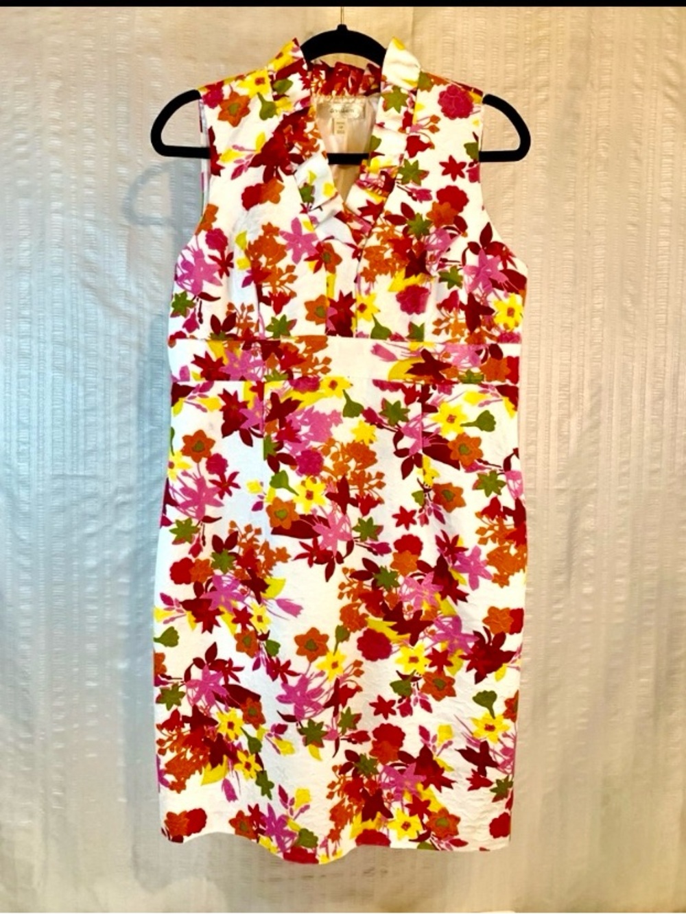 Dress Barn Floral pink/orange dress!